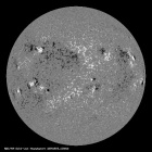 Latest SDO/HMI Magnetogram image of the Sun